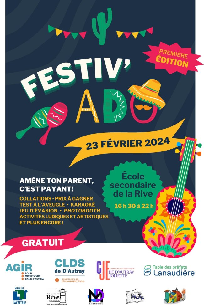 Affiche de Festiv’Ado